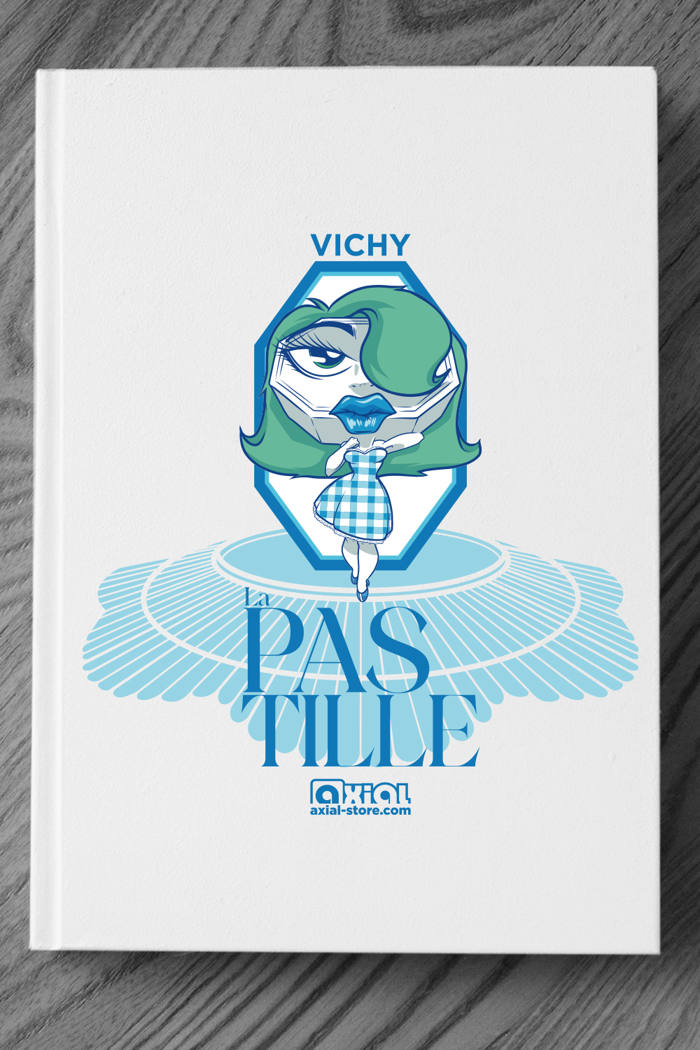 illustration pour les 200 ans de la pastille VICHY